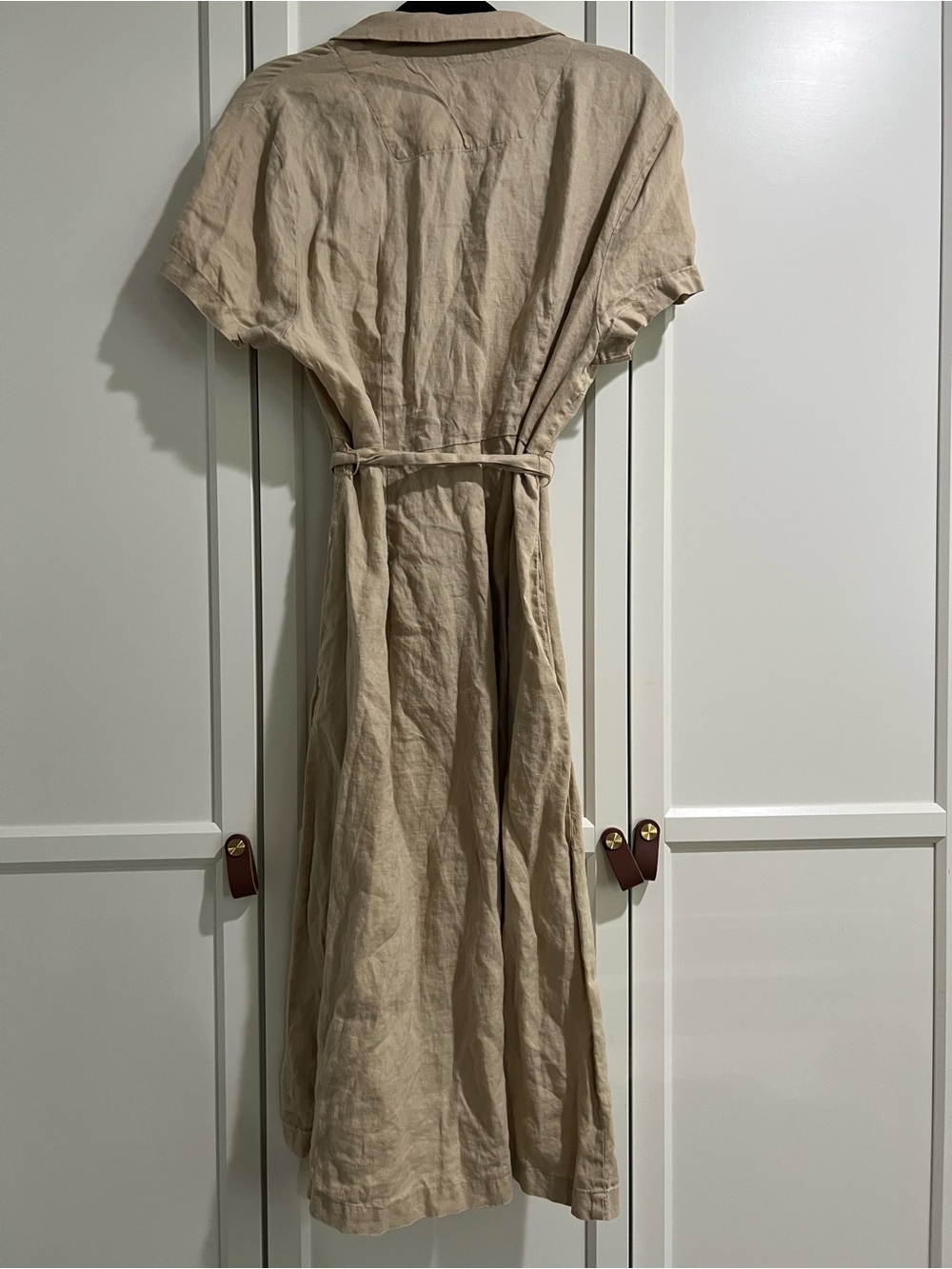 Quince 100% Linen Button Down Dress - Picture 6 of 6